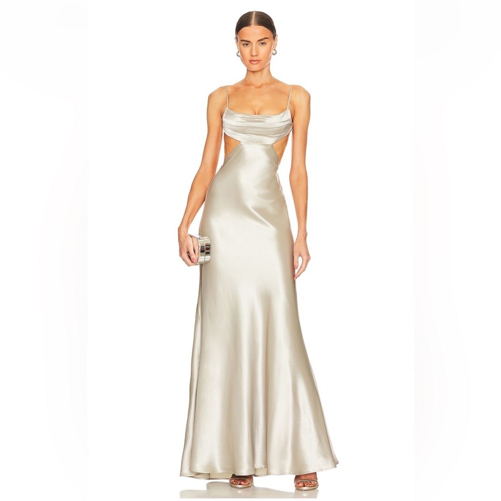 Sau Lee X Revolve Paula Gown In Silver